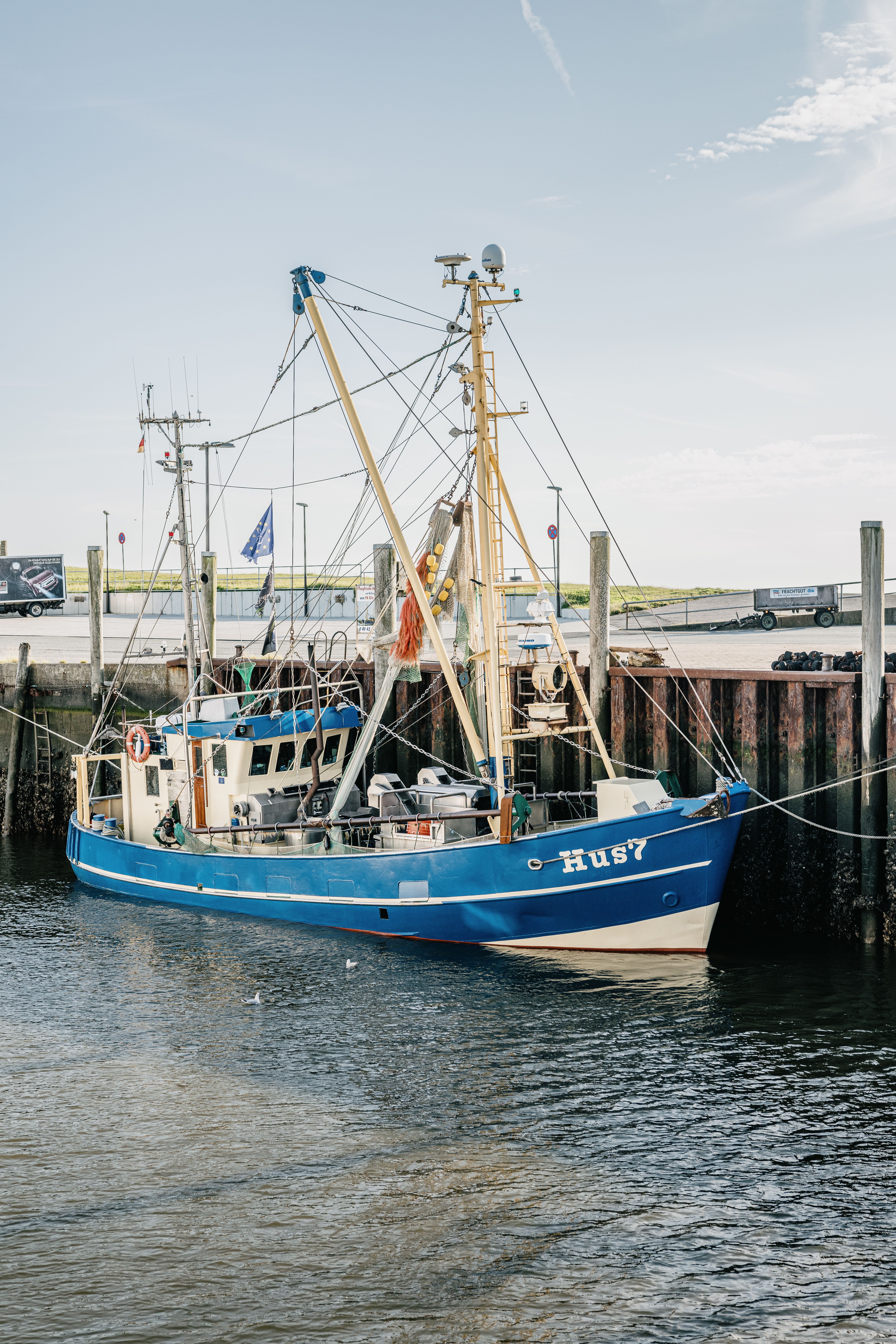 Kutter am Hafen Nordstrand